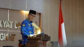Dokumentasi Foto Kegiatan LKPJ Tahun 2025 Pemerintah Kabupaten Langkat di Gedung DPRD Kabupaten Langkat Senin(20/4/2026)