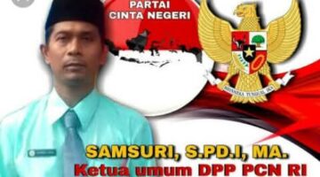 Melalui Forum Nasional, Samsuri, S.Pd.I, M.A Ditetapkan sebagai Calon Presiden RI 2029 oleh Partai Cinta Negeri
