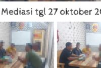 Keterangan Foto Polres Langkat Sudah Melakukan Mediasi pada 27 Oktober 2025
