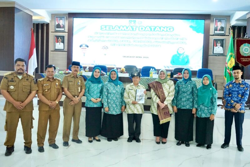 Dokumentasi Foto Kegiatan PKK Kabupaten Langkat Sambut Tim Supervisi PKK Sumatera Utara Selasa (7/4/2026)