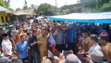 Dokumentasi Foto Kegiatan Bupati Langkat Mendengarkan Keluhan Masyarakat Desa Kwala Air Hitam Kecamatan Selesai Bersama Forkopimcam