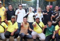 Dokumentasi Foto Kegiatan Pembukaan Turnamen Bola Voli PT Arih Wampu Ersada  di Desa Sematar