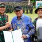 Dokumentasi Foto Kegiatan Bupati Langkat Syah Afandin Bersama Pangdam I Bukit Barisan Tutup TMMD ke 128 di Kecamatan Gebang 