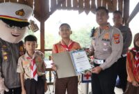 Dokumentasi Foto Kegiatan Satlantas Polres Langkat Kawal SD IT Al-AFityah 