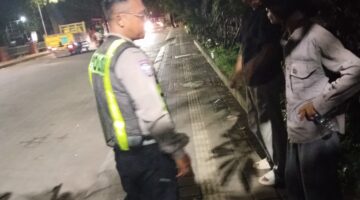 Respons Cepat Laporan 110, Polsek Dentim Bubarkan Aksi Balap Liar di By Pass Ngurah Rai