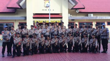 Selama Dua Pekan di Polres Bantaeng, Siswa Latja SPN Polda Sulsel Resmi di Lepas Kapolres Bantaeng, Ini Pesannya