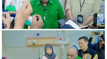 Pastikan Penanganan Korban Berjalan Baik, Menteri HAM Kunjungi Pasien Keracunan MBG di Surabaya