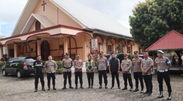 Hari Kenaikan Yesus Kristus, Polres Bantaeng Siagakan Personilnya disejumlah Gereja