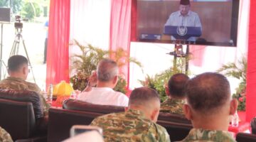 Presiden RI Pimpin Launching KDKMP via Vicon, Danrem 132/Tdl Turut Hadir di Desa Lolu