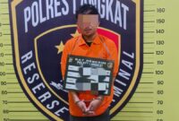 Dokumentasi Foto Penangkapan Terduga Pelaku Pencurian Sepeda Motor Scoopy di Stabat