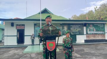 Pimpin Upacara Bendera 17 an. Komandan Kodim 1410/Bantaeng Bacakan Amanat Kasad