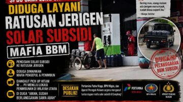 SPBU Camplong Sampang Diduga Jadi Ladang Mafia Solar Subsidi, Ratusan Jerigen Dilayani Bebas Tanpa Hambatan