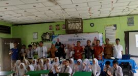 Dokumentasi Foto Kegiatan Kerja Sama SMPN 1 Tanjung Pura dengan Rumah Sakit Umum Daerah Tanjung Pura 