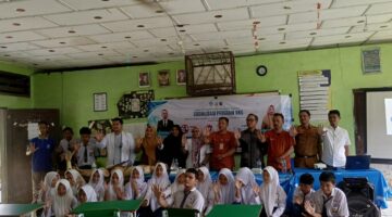 Dokumentasi Foto Kegiatan Kerja Sama SMPN 1 Tanjung Pura dengan Rumah Sakit Umum Daerah Tanjung Pura
