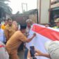 Dokumentasi Foto Kegiatan Orasi Jalan Rusak di Desa Kwala Air Hitam 
