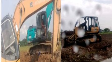 Aktivitas pembangunan sebuah yayasan Tenaga Kerja Wanita (TKW) di wilayah Desa Sukaasih, Kecamatan Sukatani,
