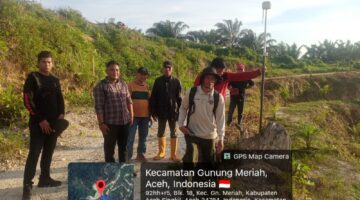 Dugaan Penyerobotan Lahan Milik Warga Polres Aceh  Singkil Bersama BPN Cek Titik Lokasi