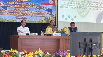 Dukung Program Swasembada Pangan Nasional, Polres Bantaeng dan BRI Branch Office Bantaeng Sosialisasi KUR