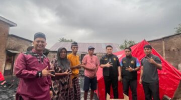 KPK Zona Bantaeng Peduli Korban Kebakaran di Desa Mamampang