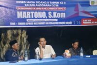 Dokumentasi Foto Kegiatan Reses Martono Anggota DPRD Kabupaten Langkat di Desa Perdamaian Kecamatan Binjai