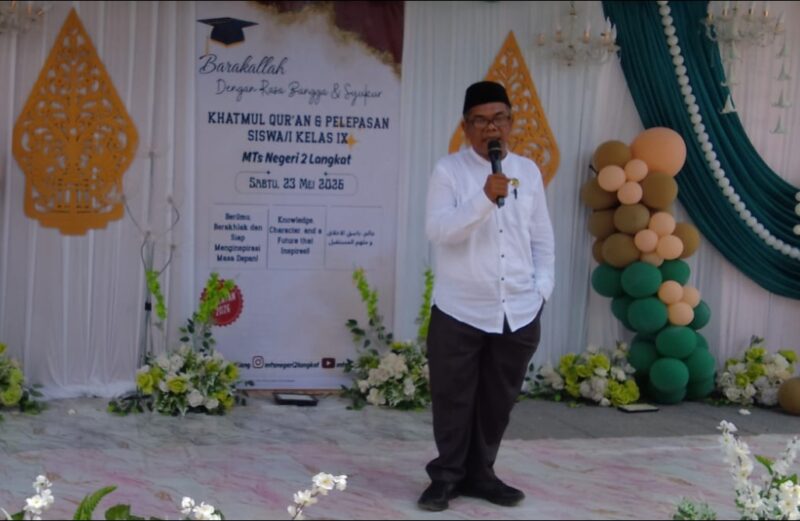 Dokumentasi Foto Kegiatan Perpisahan MTS Negeri 2 Besitang 