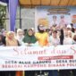 Dokumentasi Foto Kegiatan Ketua TP PKK Kabupaten Langkat Nyonya Endang Syah Afandin di Kampung Binaan Polres Langkat 