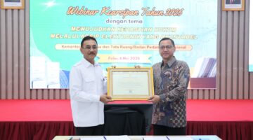 Kementerian ATR/BPN Raih Penghargaan dari ANRI atas Penyelamatan dan Pelestarian Arsip