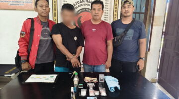 Polsek Dolok Batu Nanggar Gulung Residivis Narkoba, Tersangka Nekat Kabur Lompat Tembok Sebelum Dibekuk Petugas di Ladang Ubi