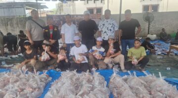DPC GRIB Jaya Kota Medan Berbagi Paket Daging Kurban Kepada Ribuan Masyarakat di Hari Raya Idul Adha 1447 Hijriah
