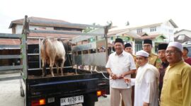 Dokumentasi Foto Kegiatan Pemberian Hewan Qurban di Kampung Besilam 