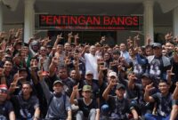 Dokumentasi Foto Kegiatan May Day Tahun 2026 di Kabupaten Langkat Berbagai Elemen Adakan Orasi Buruh Internasional di Kantor Bupati Langkat Jumat (1/5/2026)