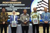 Dokumentasi Foto Penerimaan Penghargaan Wajar Tanpa Pengecualian dari BPK Perwakilan Sumatera Utara