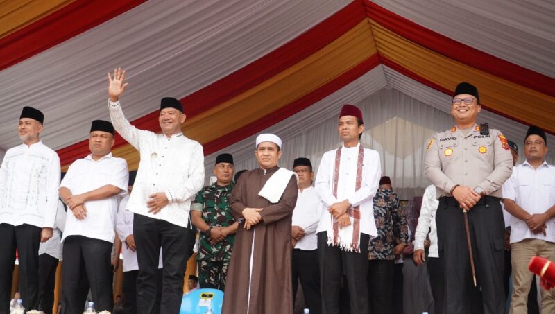 Dokumentasi Foto Kegiatan Tabligh Akbar UAS di Alun - alun  Kabupaten Langkat 