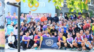 Dihadiri Irfan Jaya, Ngehnoom Cafe Sukses Gelar Run Sejauh 3,5 KM