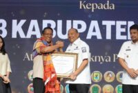 Dokumentasi Foto Kegiatan Bupati Langkat H Syah Afandin Menerima Mandat Dari Kementerian Hukum Indonesia Supratman Andi Aktas