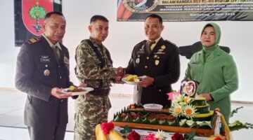 Meriahkan HUT ke-69 Kodam XIV/Hasanuddin, Dandim 1410/Bantaeng Pimpin Syukuran Penuh Kebersamaan