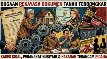 DIduga Kades Kidal dan Perangkat Kongkalikong Rekayasa Dokumen Melalui PTSL Tanah Ibu Ila Demi Hasanah Terbongkar