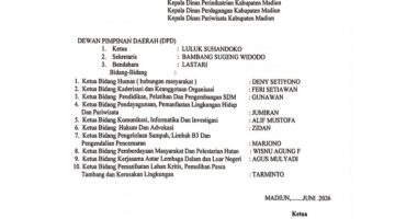 Momen Haru Hari Lingkungan Hidup Sedunia: DPW Komnas PPLH Jatim Resmi Kukuhkan Pengurus DPD Kabupaten Madiun Raya