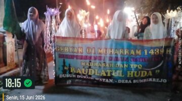 Gebyar, 01 Muharram 1448 H Memperingati hari tahun Baru Islam Madrasah Dan TPQ  RAUDLATUL HUDA Dusun Dukuh Wetan – Desa Sumberrejo kec.winongan kab.pasuruan.