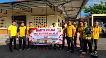 Personel Polres Bantaeng Gelar Bakti Religi Jelang Hari Bhayangkara Ke 80 Tahun 2026