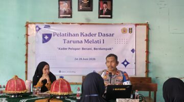 Kanit Provos Polres Bantaeng Sampaikan Materi Kenakalan Remaja dalam Pengkaderan IPM di MTs Muhamadiyah