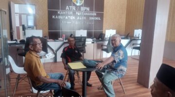 Perwakilan Masyarakat Desa Srikayu Layangkan Surat Resmi Ke Bupati Aceh Singkil Terkait Persolan Lahan Eks Transmigrasi
