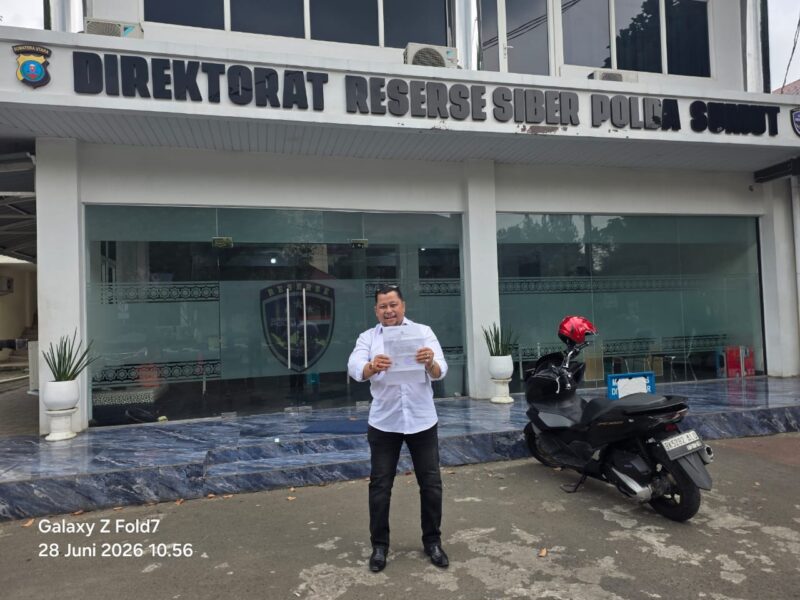 Dokumentasi Foto: mau Tim Hukum Ricky Anthony di Polda Sumut Terkait Berita Bohong 