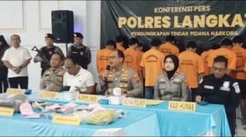 Dokumentasi Foto Kegiatan Pres Rilis Polres Langkat Oprasi Antik Toba 2026 