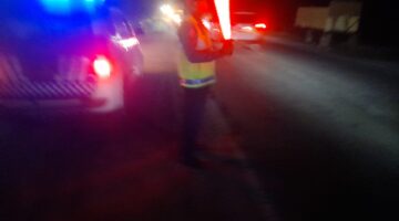 Sat Lantas Polres Batu Bara Gelar Patroli Blue Light Malam Hari, Jaga Kelancaran Lalu Lintas di Jalinsum Pos Lantas Sei Bejangkar