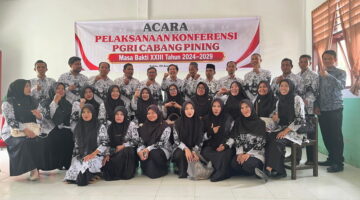 Agustiandi Nahkodai PGRI Cabang Pining, Guru Harapkan Organisasi Semakin Solid