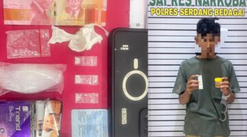 Sat Narkoba Polres Sergai Ringkus Pengedar Sabu di Perbaungan