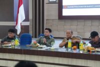 Dokumentasi Foto Kegiatan:Pimpinan DPRD Sumut Ricky Anthony di Kunjungan Dapil Binjai-Langkat Bersama Forkopimda 