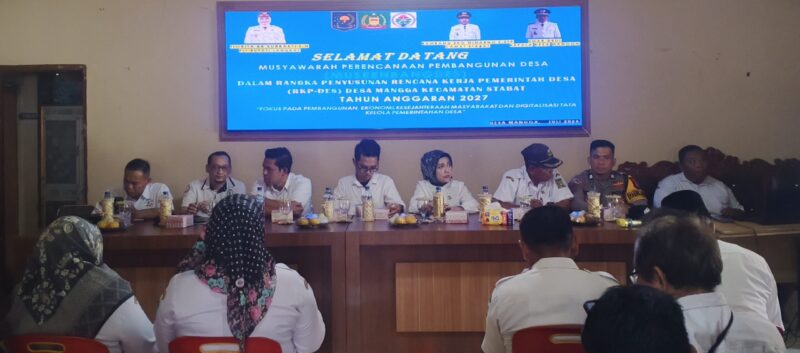 Dokumentasi Foto Kegiatan Pembukaan Perdana Murenbang Desa di Desa Mangga 