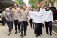 Dokumentasi Foto Kegiatan PltBupati Langkat Tiorita Surbakti Bersama Polres Langkat Pisah Sambut